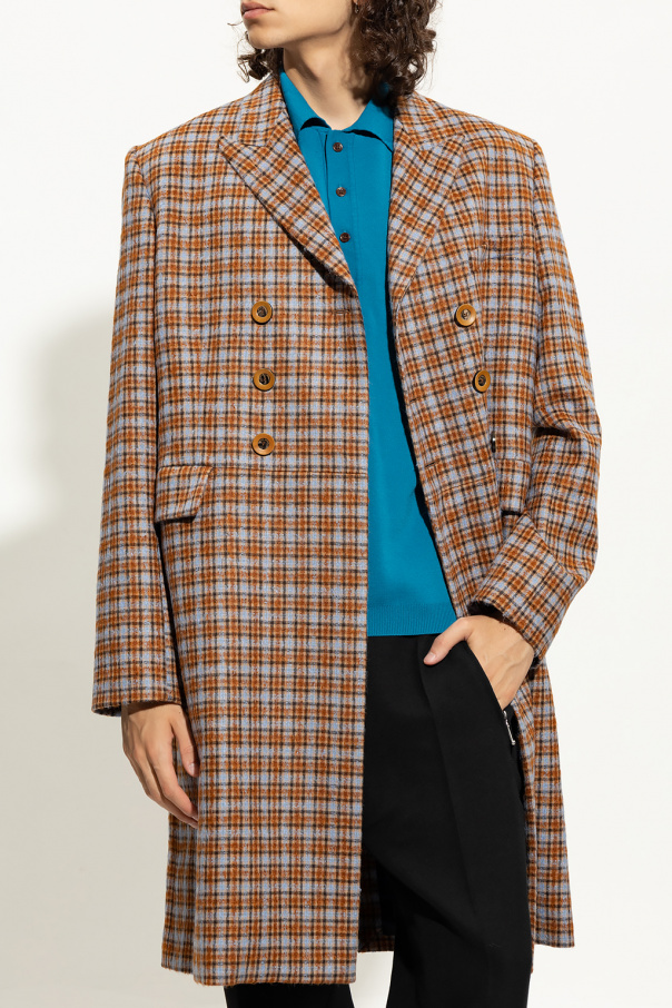 Harmonic' checked coat Wales Bonner - SchaferandweinerShops TW